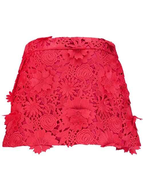 red poplin skirt GIUSEPPE DI MORABITO | 03PFSK129Y0332718